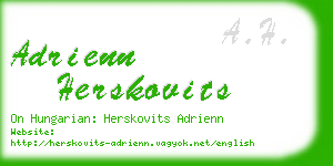 adrienn herskovits business card
